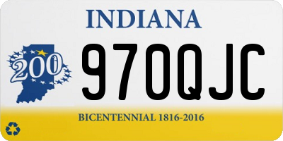 IN license plate 970QJC