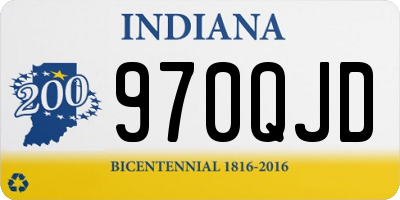 IN license plate 970QJD