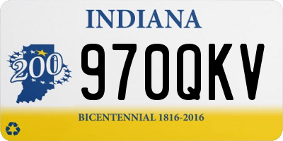 IN license plate 970QKV