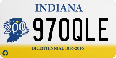 IN license plate 970QLE