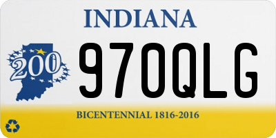 IN license plate 970QLG