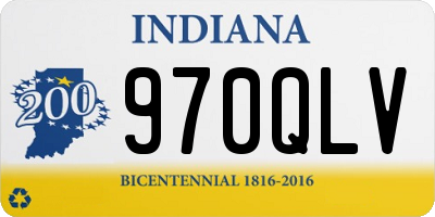 IN license plate 970QLV