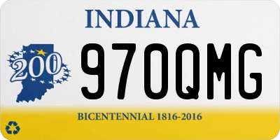 IN license plate 970QMG