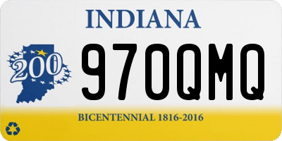 IN license plate 970QMQ