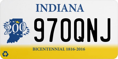IN license plate 970QNJ