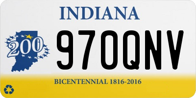 IN license plate 970QNV