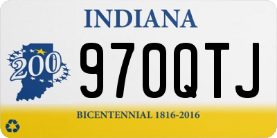 IN license plate 970QTJ