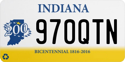 IN license plate 970QTN