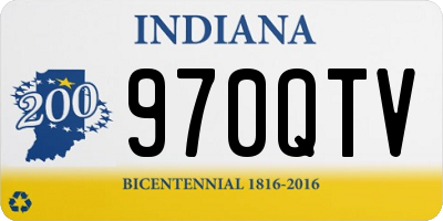 IN license plate 970QTV