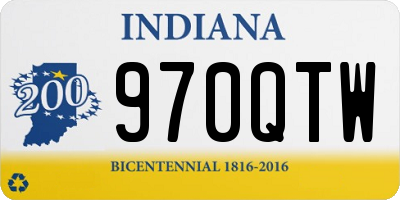 IN license plate 970QTW