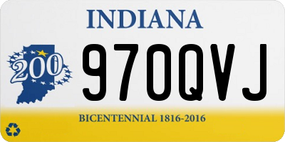 IN license plate 970QVJ