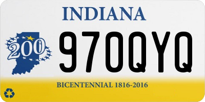 IN license plate 970QYQ