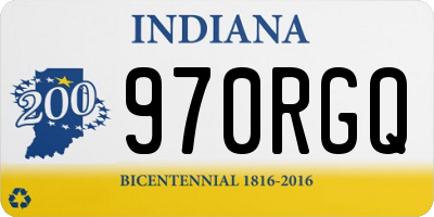 IN license plate 970RGQ