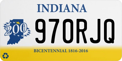 IN license plate 970RJQ