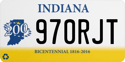 IN license plate 970RJT