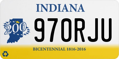 IN license plate 970RJU