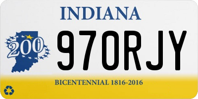 IN license plate 970RJY