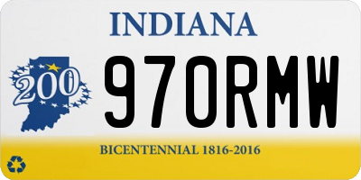 IN license plate 970RMW