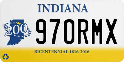 IN license plate 970RMX