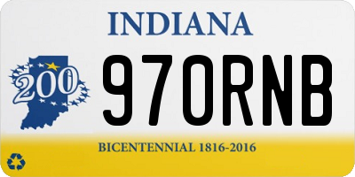 IN license plate 970RNB