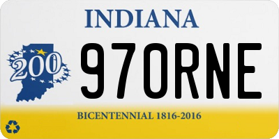 IN license plate 970RNE
