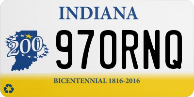 IN license plate 970RNQ
