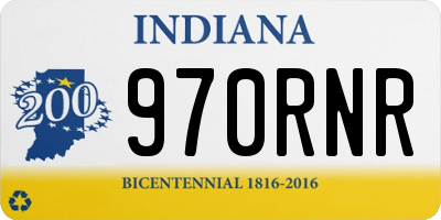 IN license plate 970RNR