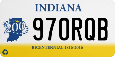 IN license plate 970RQB