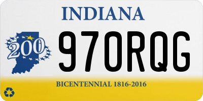 IN license plate 970RQG