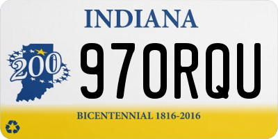 IN license plate 970RQU