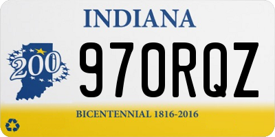 IN license plate 970RQZ