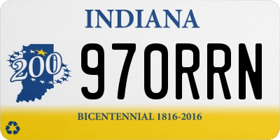 IN license plate 970RRN