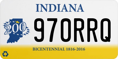IN license plate 970RRQ