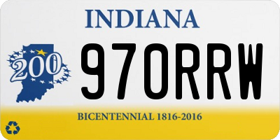 IN license plate 970RRW