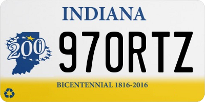 IN license plate 970RTZ