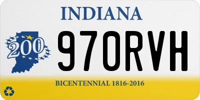 IN license plate 970RVH