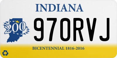 IN license plate 970RVJ