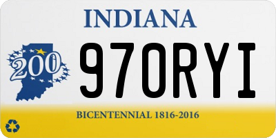 IN license plate 970RYI