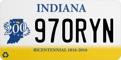 IN license plate 970RYN