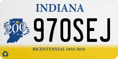 IN license plate 970SEJ