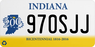 IN license plate 970SJJ
