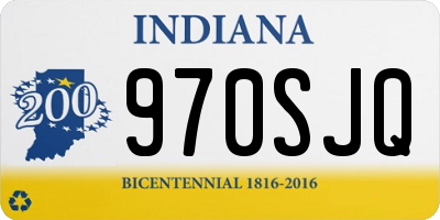 IN license plate 970SJQ