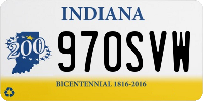 IN license plate 970SVW