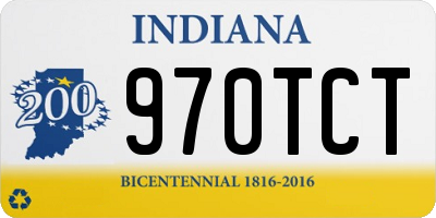 IN license plate 970TCT