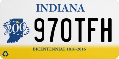IN license plate 970TFH