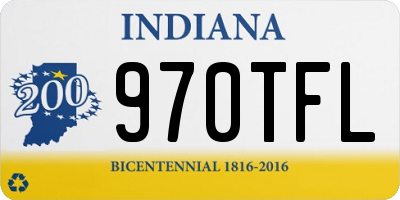 IN license plate 970TFL