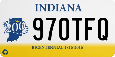IN license plate 970TFQ