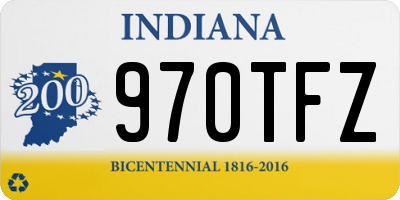 IN license plate 970TFZ