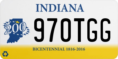 IN license plate 970TGG