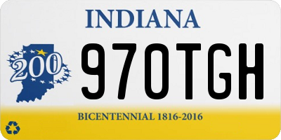 IN license plate 970TGH